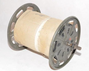 Cable de campo en tambor teléfono de campo Ackerschnacker asa de transporte Ex. Bundeswehr BW - Imagen 1 de 8