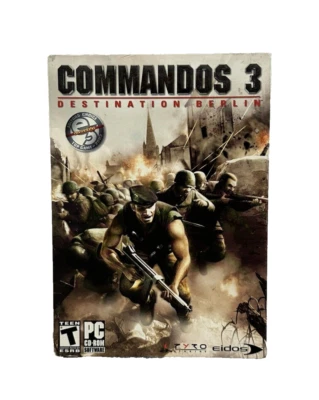 SEALED Commandos 3: Destination Berlin PC Game 2003 ~ TEEN - Image 1 of 4