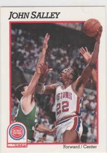 1991-92 NBA Hoops #65 John Salley PISTONS - Picture 1 of 1