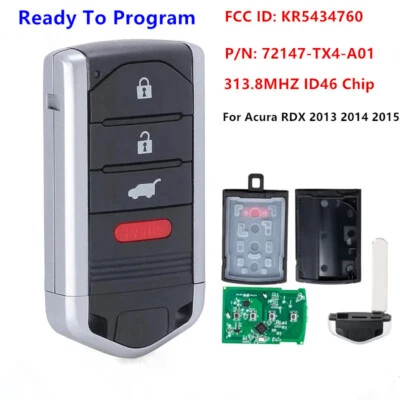 FOR 2013 2014 2015 ACURA RDX PROXIMITY SMART KEY KEYLESS REMOTE FOB KR5434760 Foto 1 de 2