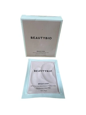 BeautyBio Bright Eyes Depuffing And Brightening Eye Gels - 8 Pairs New Free Ship - Image 1 of 4