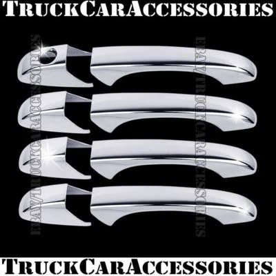 Cubiertas de manija cromadas de 4 puertas para Chrysler Town Country 2008-2014 2015 2016 sin paquete Foto 1 de 4