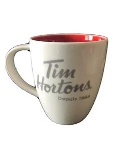 Taza de café cerámica Tim Hortons 2014 Since1964 edición limitada bilingüe #14 - Imagen 1 de 5