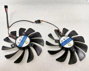 Paire de ventilateurs CF10U12S 95 mm pour AMD Radeon XFX 580 RX580 RX590 Vega double vendeur américain - Photo 1/4
