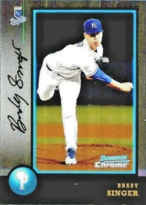 2018 Bowman Draft Chrome 98 Bowman #98B-BS Brady Singer - Bild 1 von 2