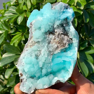 2.06LB Natural Hermosa Textura Azul Piedra Mineral Muestra Cuarzo Cristal - Imagen 1 de 12