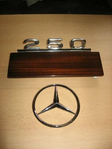 Mercedes Benz Oldtimer C123 230CE + 280CE Org.Radioschachtabdeckung Zebrano - Bild 1 von 4
