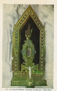 Postal de control de calidad Ste Anne de Beaupre La Grande Relie Canadá c1915-20s No Como Nueva - Imagen 1 de 1