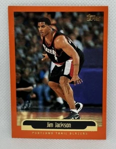 Jim Jackson 1999-00 Topps #95 Orange Portland Trail Blazers - Foto 1 di 2