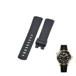 Correa de reloj de goma negra de 20 mm para Seamaster Diver 300 m 210.32.42.20.04.001 - Imagen 1 de 7
