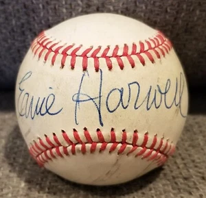Ernie Harwell Signed American League Baseball Sportscaster Detroit Tigers JSA - Picture 1 of 6