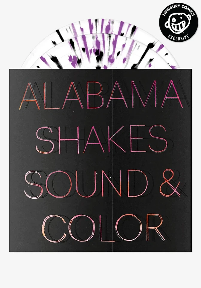 Alabama Shakes Sound & Color NEWBURY COMICS Clear Purple Pink Splatter Vinyl LP - Image 1 of 1