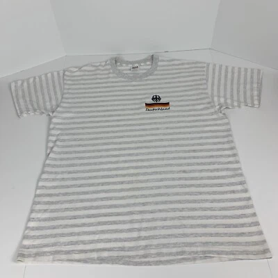 复古 Deutschland Eagle Crest T 恤刺绣单针 T 恤尺寸 XXL — 第 1/4 张图片