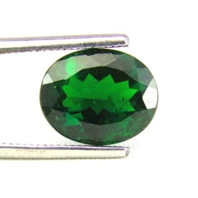 SHOLA Echt 3,61 Ct Natürlicher Grün Chrom Diopsid aus Russland - Bild 1 von 3