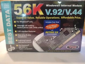 Windows Internes Modem NEU 56K V.92/V.44 PCI Version - Bild 1 von 2