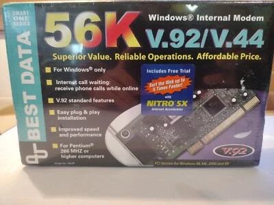 Windows Internal Modem NEW 56K V.92/V.44 PCI Version - Image 1 of 2