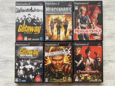 SONY PS2 The Getaway & Mercenaries & Rogue Ops & Crimson Tears set  from Japan - Image 1 of 4