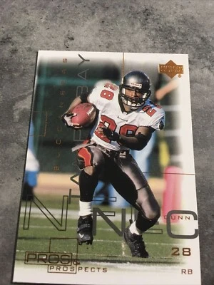 Warrick Dunn Buccaneers 2000 Upper Deck Pros & Prospects #76 - Image 1 of 2