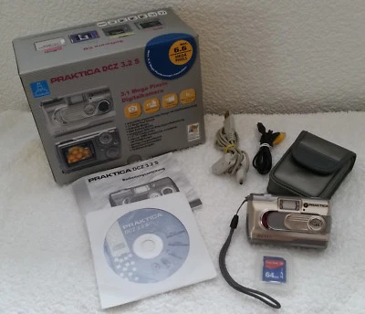 PRAKTICA DCZ 3.2 S  Webkamera Kamera 3.1 MP Digitalkamera  OVP - Bild 1 von 4