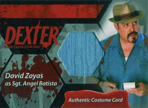 Dexter Seasons 7 & 8 Costume Wardrobe Card C2 David Zayas as Sgt. Angel Batista - Picture 1 of 1