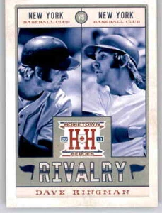 2013 Hometown Heroes Rivalry Dave Kingman Yankees Insert MLB PWE Mets #4 - Picture 1 of 2