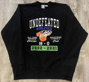Felpa girocollo grafica basket imbattuta 2021 made Canada media nera - Foto 1 di 7