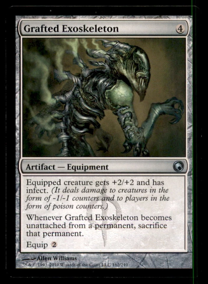MTG Grafted Exoskeleton LP Light Play Scars of Mirrodin [5121] - Image 1 of 1