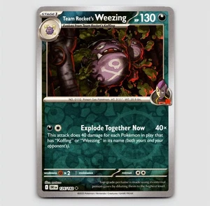 Team Rocket's Weezing (Reverse) -  DRI 126/182 - Uncommon NM SV10: Destined Riv - Picture 1 of 2