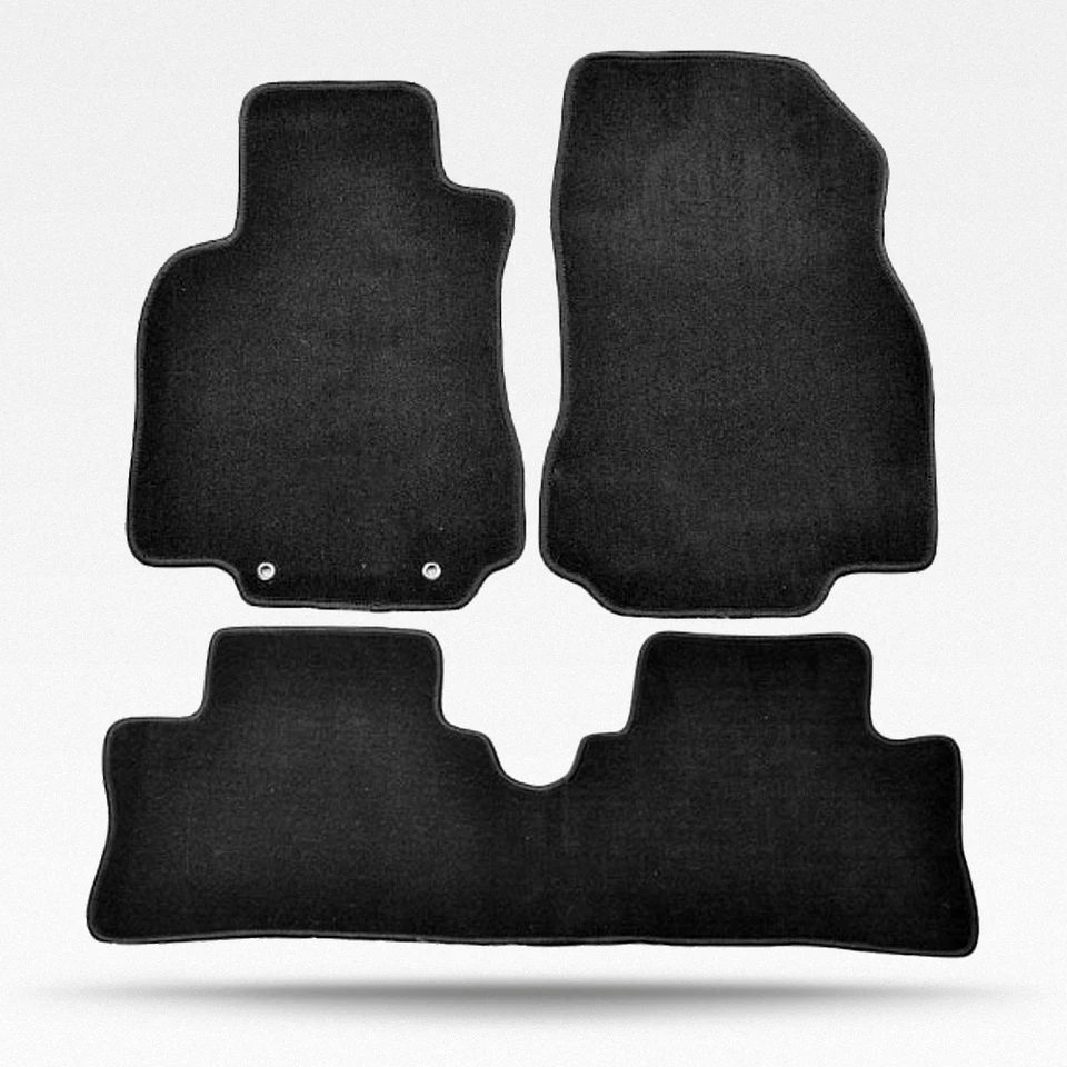 适合 09 - 14 日产立方体黑色尼龙地板垫地毯防滑前后 3 件 — 第 1/1 张图片