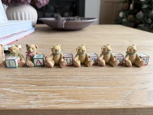 Cherished Teddies Letter Block 1995 Enesco Priscilla Hillman L A U R E N Baby - Imagen 1 de 9