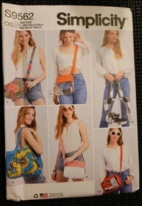 Simplicity S9562 R11471 Tote Bag Handbag Pouch Assorted Styles & Sizes UC FSHIP - Picture 1 of 8