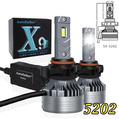 2000W LED Fog Light Bulbs 5202 White for Chevy Silverado 1500 2500 HD 2007-2015 - Image 1 of 4