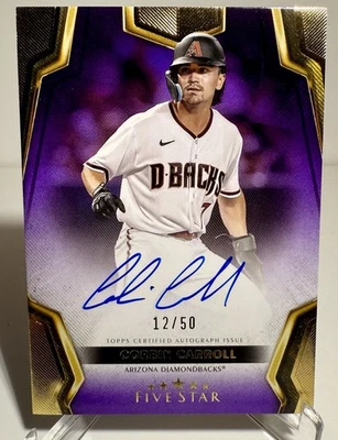 2024 Topps Five Star Corbin Carroll Auto Purple /50 Diamondbacks FSA-CCA SP - Image 1 of 2