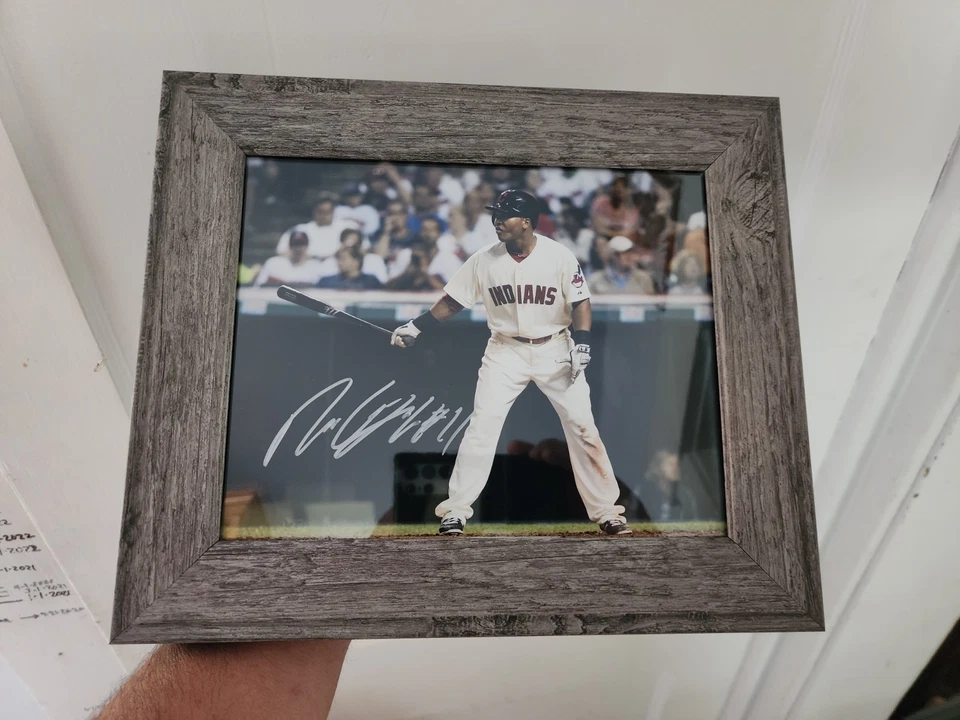 Cleveland Indians Guardians Jose Ramirez Signed Autographed 8x10 GPS - Image 1 of 1