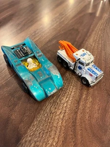 Lot of 2 Vintage Matchbox Vehicles - Semi - Car K-51 Barracuda 1981 Semi - Picture 1 of 6