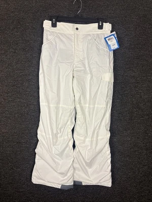 Columbia Jóvenes Niños Talla Lg Blanco Titanio Esquí Snowboard Pantalones Omni-Tech Foto 1 de 4