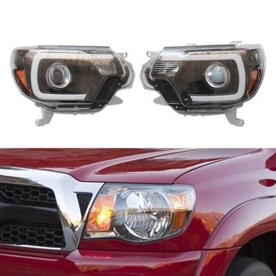 Faros proyectores barra tira LED izquierda+derecha para Toyota Tacoma 2012-2015 Foto 1 de 4