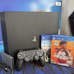 Sony Playstation 4 PS4 Pro / 2TB / SSD / Madden / Watch Dogs 2 / BUNDLE / 4K - Picture 1 of 16