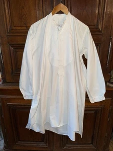 Ancienne Chemise à plastron en coton , pans coupés époque 1920 - Imagen 1 de 7