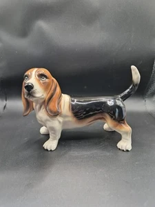Coopercraft Vintage Large Bassett Hound Figurine - Picture 1 of 3
