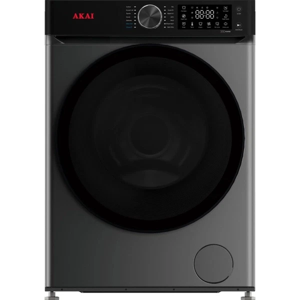 AKAI LAVATRICE 12KG CLASSE A MOTORE INVERTER FUNZIONE VAPORE COLORE SILVER 18 PR