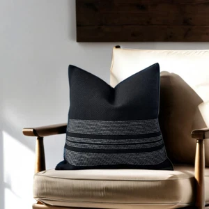 Hansure Eta Pillow Cover，bottom stripe - Picture 1 of 8