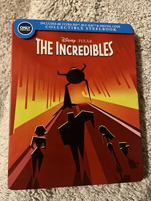 The Incredibles 4K/Blu-ray Steelbook - Best Buy OOP RARE. Small Dent. - Image 1 of 4