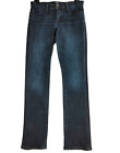 Chaps Egypt Men's 32 X 34 Blue Dyed Dark Wash Slim Straight Cotton Denim Jeans
