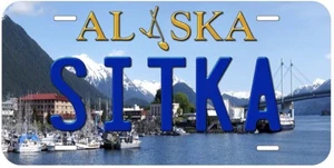 Sitka Alaska Novelty Car License Plate - Picture 1 of 8