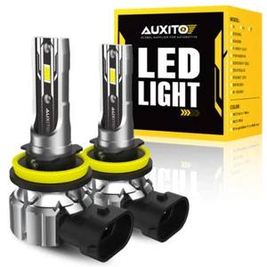H11 LED Headlight Bulb White Low Beam Conversion Kit 48000LM Super Bright 2-10X - Foto 1 di 18