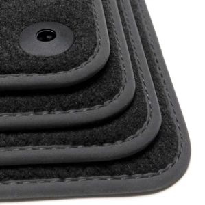 For Volvo XC60 Black Carpet Car Mats 4-piece – 2008-2017 – OEM quality Velour - Picture 1 of 9