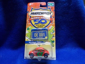 2001 Matchbox Across America 50th Birthday State Delaware VW Concept I Beetle - Picture 1 of 2