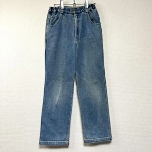 Happy-I Girls Denim Jeans Light Blue Heart Embroidery Size 130 Japan Kids unisex - Picture 1 of 10