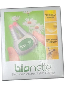 NEW Bionette Hayfever NON Drug Electronic Anti Allergic relief Cordless - Picture 1 of 2